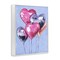 Stupell Industries Heart Balloons Celebration Framed Giclee, design by Michael Willett